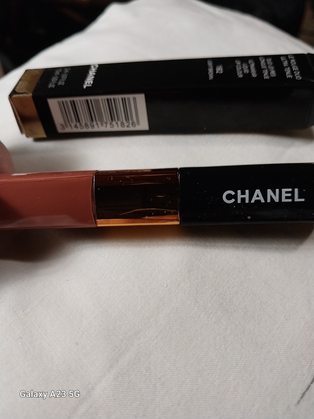 Chanel Le Rouge Duo Ultra Tenue Ultrawear Liquid Lip Colour 182 Light Brown NWT